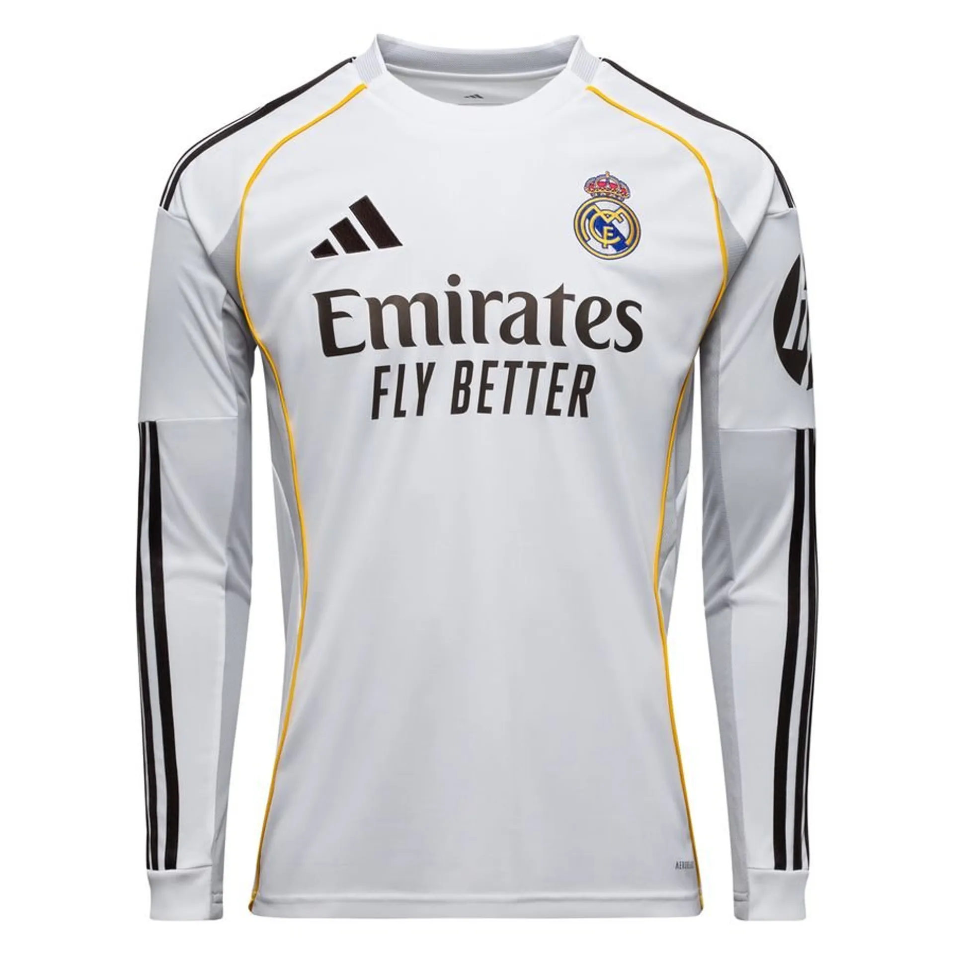 r-2-1 Real Madrid Home Shirt 2025/26 Kids Long Sleeves - Image 1