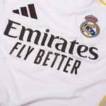 Real Madrid Home Shirt 2025/26 Kids Long Sleeves - Image 6